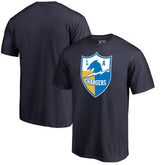 Los Angeles Chargers Vintage Shield Logo T-Shirt - Navy sale