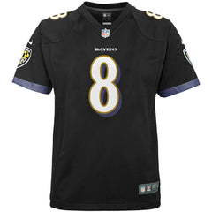 Lamar Jackson Baltimore Ravens Youth Game Jersey - Black | Nike discount