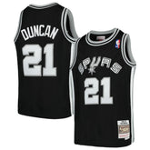 Tim Duncan San Antonio Spurs Youth Swingman Throwback Jersey - Black | Mitchell & Ness shop