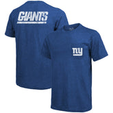 New York Giants Majestic Threads Tri-Blend Pocket T-Shirt - Heathered Royal cheap