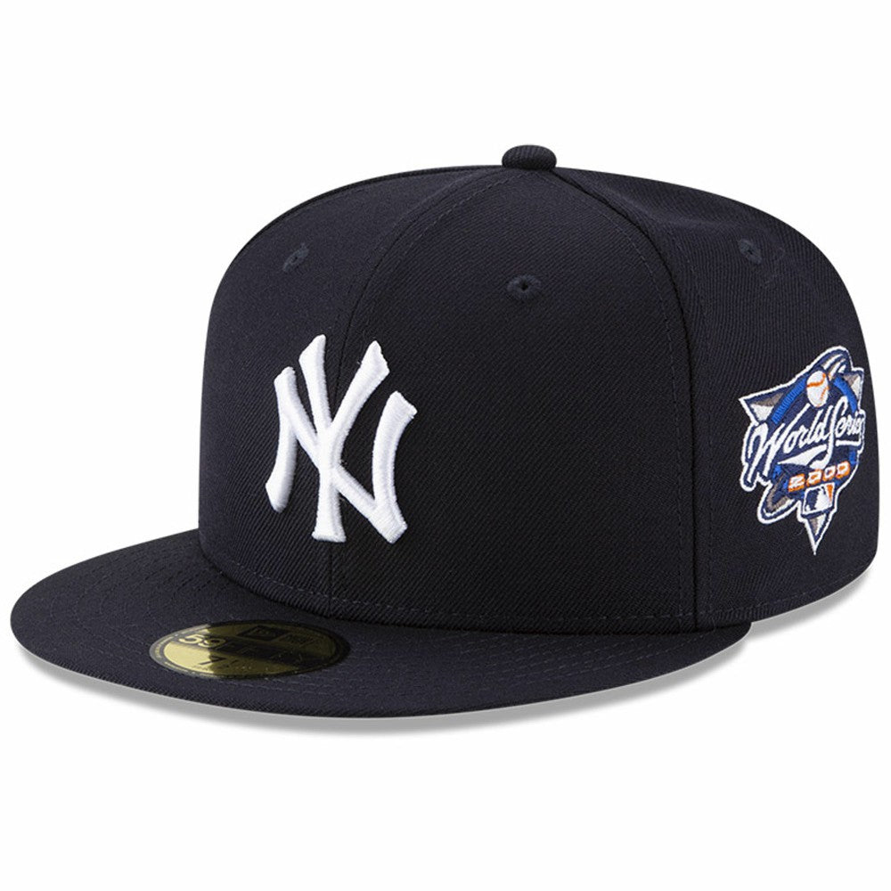 New York Yankees 2000 World Series Wool 59FIFTY Team Fitted Hat - Navy | New Era