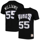 Jason Williams Sacramento Kings Hardwood Classics Team Name & Number T-Shirt - Black | Mitchell & Ness cheap