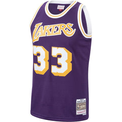 Kareem Abdul-Jabbar Los Angeles Lakers Hardwood Classics Swingman Jersey - Purple | Mitchell & Ness online