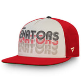 Ottawa Senators Fanatics True Classic Snapback Hat Cream/Red