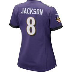 Lamar Jackson Baltimore Ravens Women's Game Player Jersey - Purple | Nike on sale