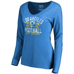 Los Angeles Chargers Women's Hometown Collection LA Football Long Sleeve T-Shirt - Powder Blue discount