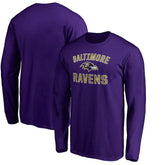 Baltimore Ravens Victory Arch Long Sleeve T-Shirt - Purple for sale