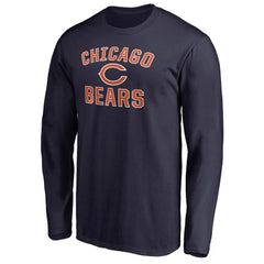 Chicago Bears Victory Arch Long Sleeve T-Shirt - Navy sale
