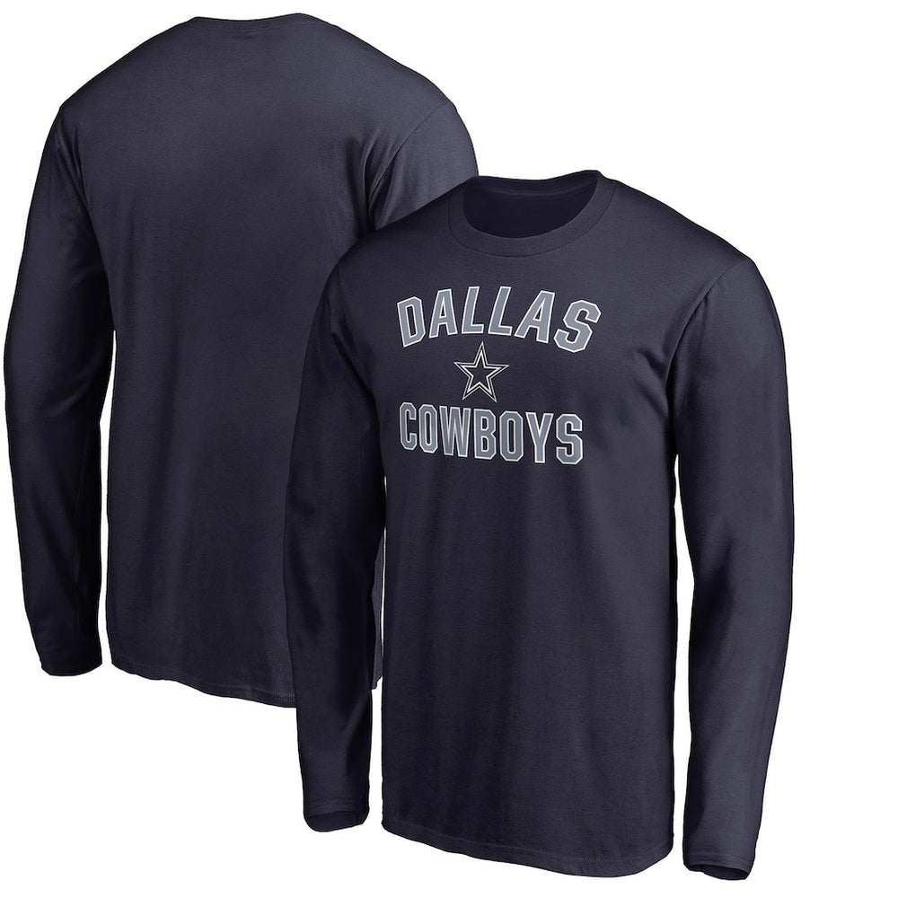 Dallas Cowboys Victory Arch Long Sleeve T-Shirt - Navy cheap