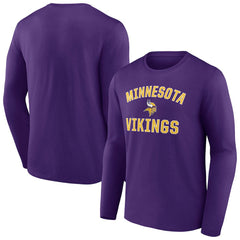 Minnesota Vikings Victory Arch Long Sleeve T-Shirt - Purple for sale