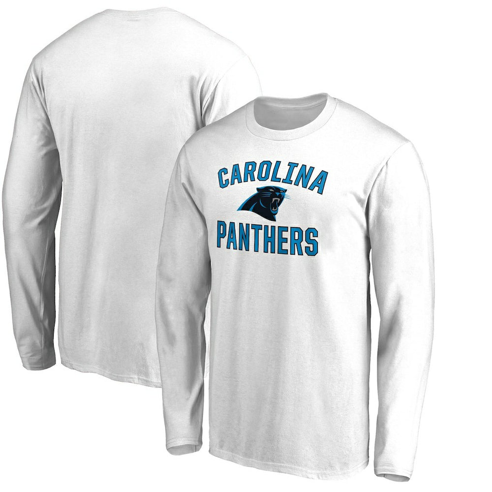 Carolina Panthers Victory Arch Long Sleeve T-Shirt - White outlet