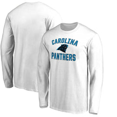 Carolina Panthers Victory Arch Long Sleeve T-Shirt - White outlet