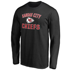 Kansas City Chiefs Victory Arch Long Sleeve T-Shirt - Black on sale