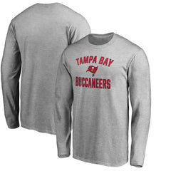 Tampa Bay Buccaneers Victory Arch Long Sleeve T-Shirt - Heathered Gray discount