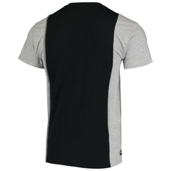 Las Vegas Raiders Refried Apparel Sustainable Upcycled Split T-Shirt - Black/Silver cheap
