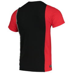 San Francisco 49ers Refried Apparel Sustainable Upcycled Split T-Shirt - Black/Scarlet on sale