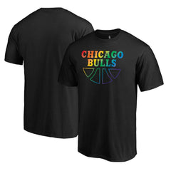 Chicago Bulls Team Pride Wordmark T-Shirt sale - Black online