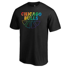 Chicago Bulls Team Pride Wordmark T-Shirt sale - Black online