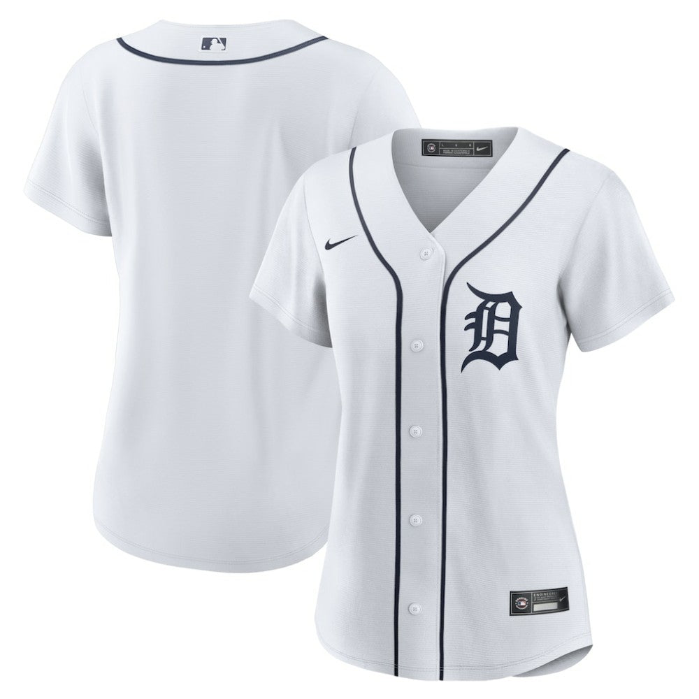 Detroit Tigers Women's Home Replica Team Jersey - White | Nike