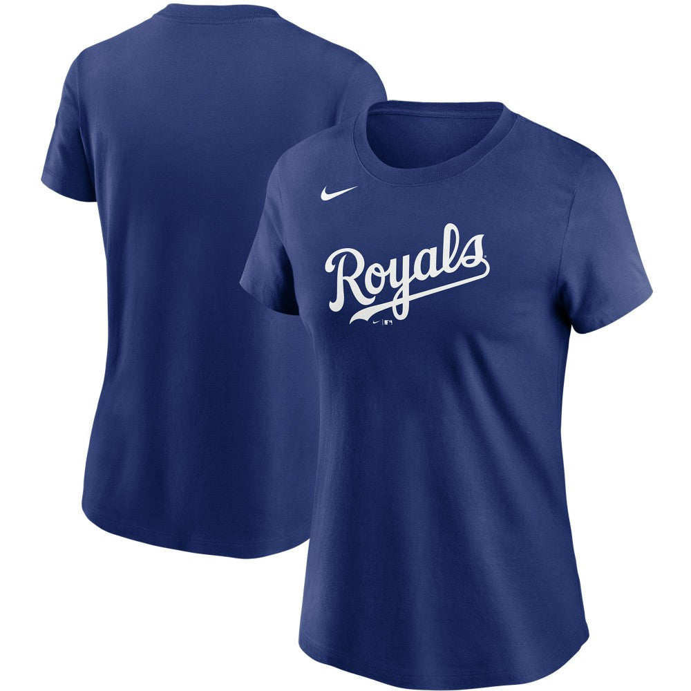 Kansas City Royals Women's Wordmark T-Shirt - Royal | Nike
