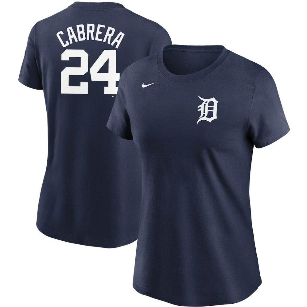 Miguel Cabrera Detroit Tigers Women's Name & Number T-Shirt - Navy | Nike