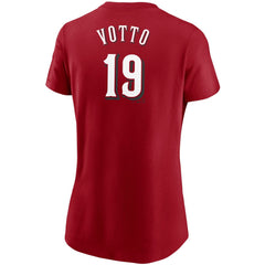 Joey Votto Cincinnati Reds Women's Name & Number T-Shirt - Red | Nike