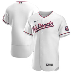 Washington Nationals Alternate Authentic Team Jersey - White | Nike