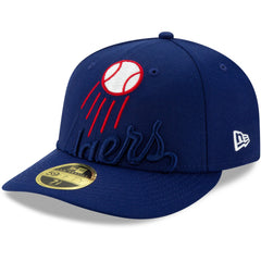 Los Angeles Dodgers Logo Elements Low Profile 59FIFTY Fitted Hat - Royal | New Era