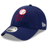 Los Angeles Dodgers Logo Elements Stretch Snapback 9FORTY Adjustable Hat - Royal | New Era