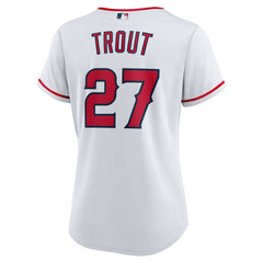 Mike Trout Los Angeles Angels Women's Home Replica Player Jersey - White | Nike