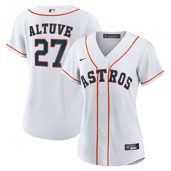 Jose Altuve Houston Astros Women's Home Replica Player Jersey - White | Nike