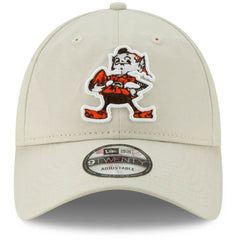 Cleveland Browns New Era Historic Playmaker 9TWENTY Adjustable Hat - Khaki cheap