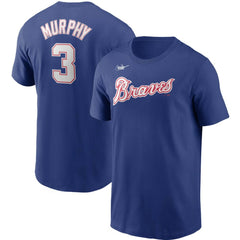 Dale Murphy Atlanta Braves Cooperstown Collection Name & Number T-Shirt - Royal | Nike