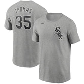 Frank Thomas Chicago White Sox Cooperstown Collection Name & Number T-Shirt - Heathered Gray | Nike