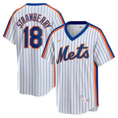 Darryl Strawberry New York Mets Home Cooperstown Collection Player Jersey - White | Nike