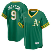 Reggie Jackson Athletics Road Cooperstown Collection Player Jersey - Kelly Green | Nike