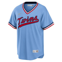 Minnesota Twins Road Cooperstown Collection Team Jersey - Light Blue | Nike