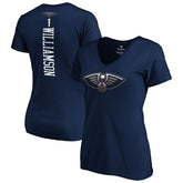 Zion Williamson New Orleans Pelicans Women's 2019 NBA Draft Playmaker Name & Number V-Neck T-Shirt - Navy | Fanatics outlet