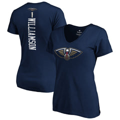 Zion Williamson New Orleans Pelicans Women's 2019 NBA Draft Playmaker Name & Number V-Neck T-Shirt - Navy | Fanatics outlet