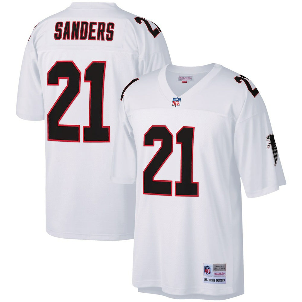 Deion Sanders Atlanta Falcons Legacy Replica Jersey - White cheap