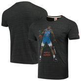 RJ Barrett New York Knicks Player Graphic Tri-Blend T-Shirt - Heathered Charcoal for sale