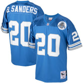 Barry Sanders Detroit Lions 1993 Authentic Throwback Retired Player Jersey - Blue online