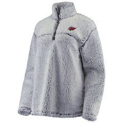 Arizona Cardinals G-III 4Her by Carl Banks Women's Sherpa Quarter-Zip Pullover Jacket - Gray cheap