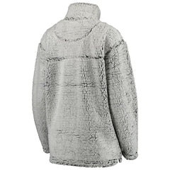 Detroit Lions Women's Sherpa Quarter-Zip Pullover Jacket - Gray online