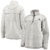 New Orleans Saints G-III 4Her by Carl Banks Women's Sherpa Quarter-Zip Pullover Jacket - Gray on sale