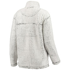 New Orleans Saints G-III 4Her by Carl Banks Women's Sherpa Quarter-Zip Pullover Jacket - Gray on sale