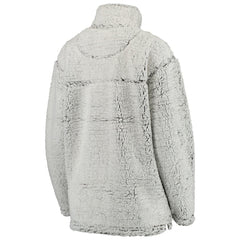 Pittsburgh Steelers Women's Sherpa Quarter-Zip Pullover Jacket - Gray discount