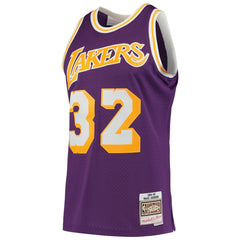Magic Johnson Los Angeles Lakers 1984/85 Hardwood Classics Swingman Jersey - Purple | Mitchell & Ness on sale
