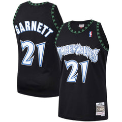 Kevin Garnett Minnesota Timberwolves Hardwood Classics Swingman Jersey - Black | Mitchell & Ness cheap