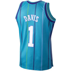 Baron Davis Charlotte Hornets 1999/00 Hardwood Classics Swingman Jersey - Teal | Mitchell & Ness online